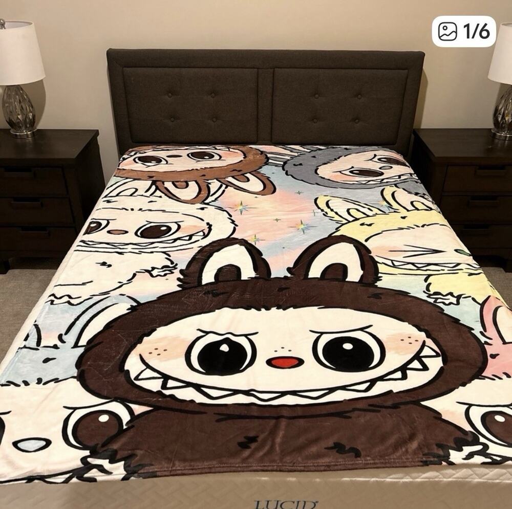 labu Soft Cozy Plush Blanket For Kids And Adults 58X79 Large Fleece